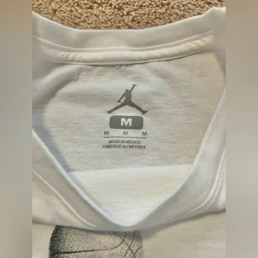 Nike Jordan Retro 11 Low T-Shirt White/Emerald Men's S-M